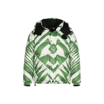Moncler Down Jackets Men Green