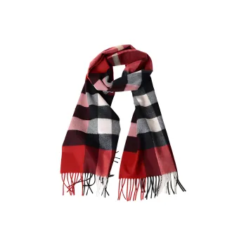 Burberry Checked Cashmere Scarf