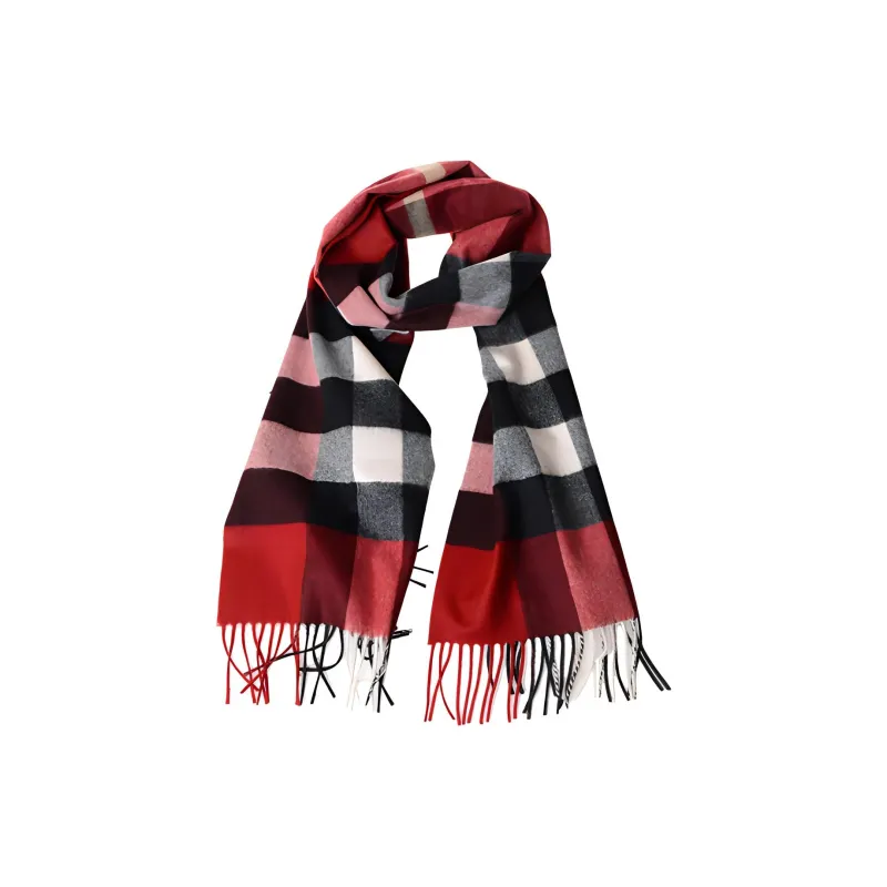 Burberry Checked Cashmere Scarf-0