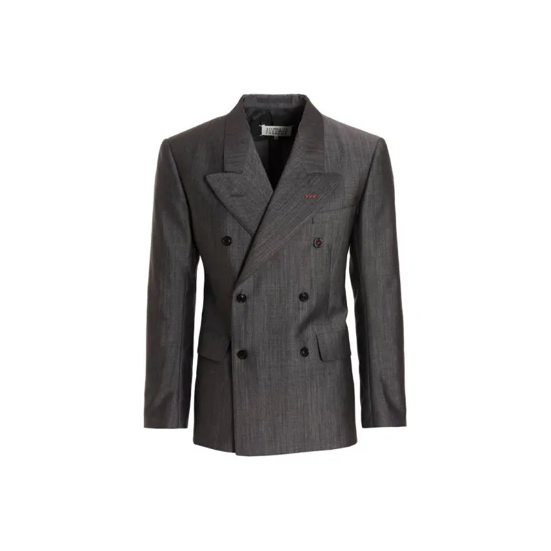 Maison Margiela Double breasted Mohair blend Blazer-0