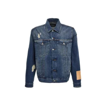 A COLD WALL* Distressed finish Denim Jacket