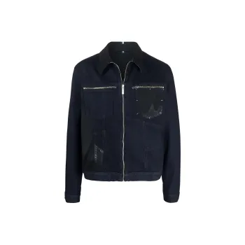McQ Alexander McQueen Denim Jackets Men Blue