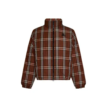Burberry Check Puffer Jacket
