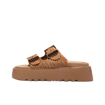 Casadei Slip Resistant Slide Slippers Women's Brown