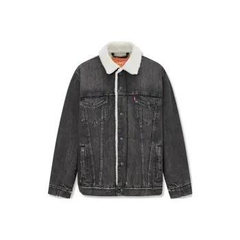 Levi's Denim Jackets Men's Gray