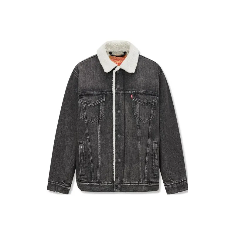 Levi's Denim Jackets Men's Gray-0