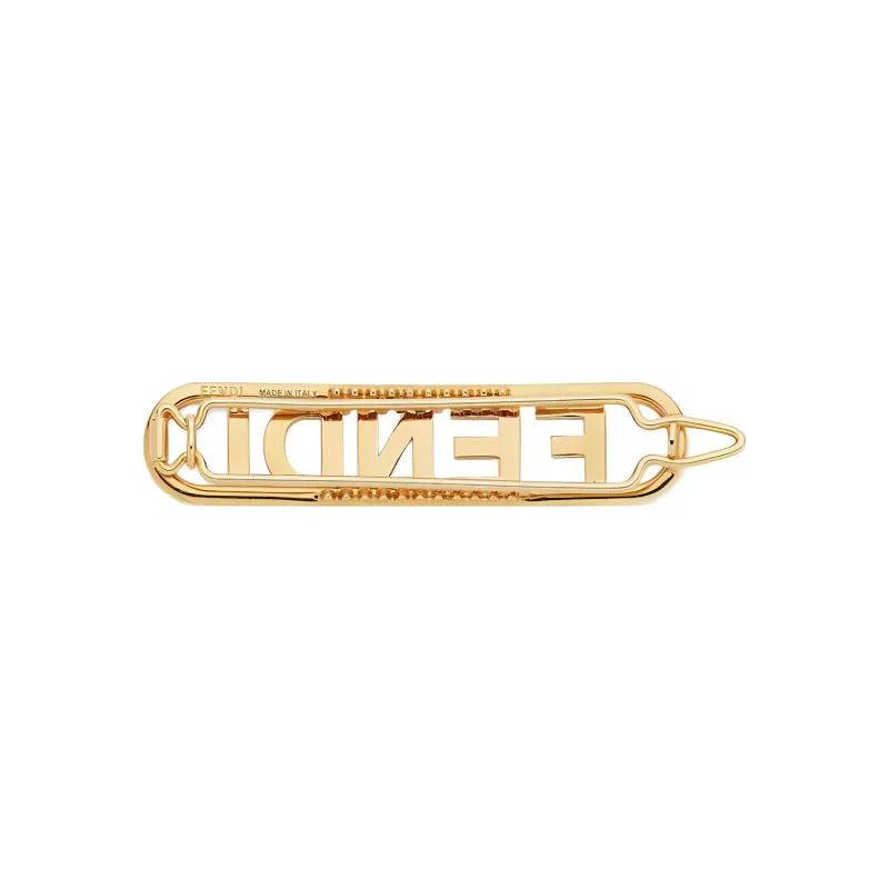 FENDI Hair Clips Women's Gold-1