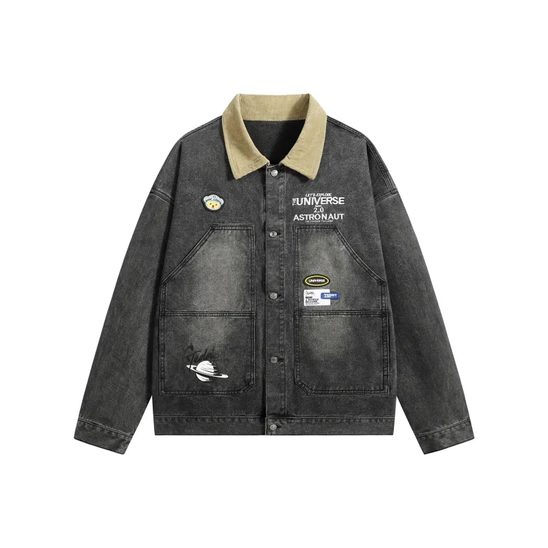 Teddy Bear Collection Denim Jackets Unisex-0
