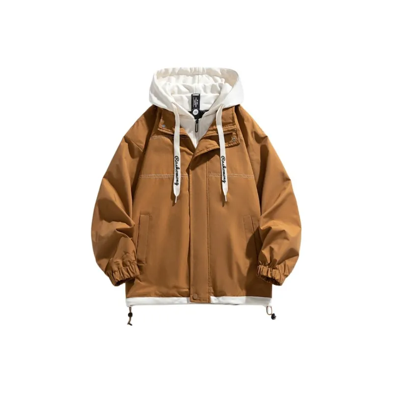 RASHOMONG Jackets Coats Unisex Black-6