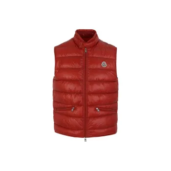Moncler Gui Series Vests Men Red