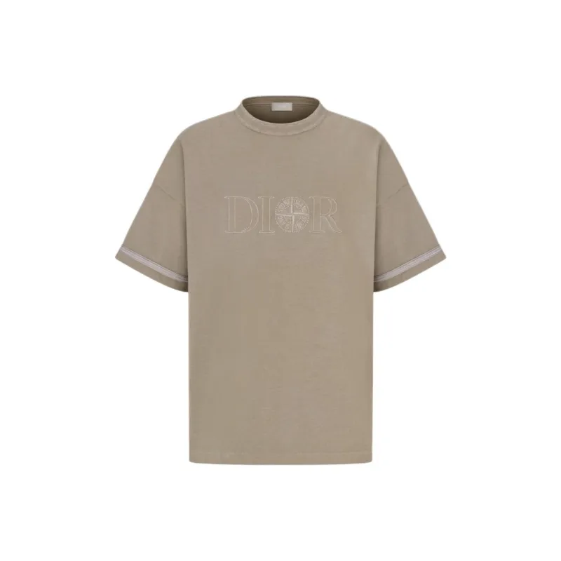 DIOR X Stone Island Oversized Fit T Shirt-0