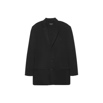 Balenciaga Business Suit Coat Unisex Black