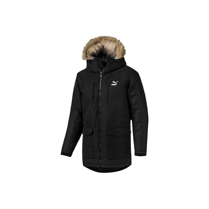 PUMA CLASSICS Puffer Jackets Men Black-0