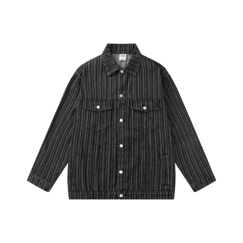 HELIPORT Denim Jackets Unisex Black