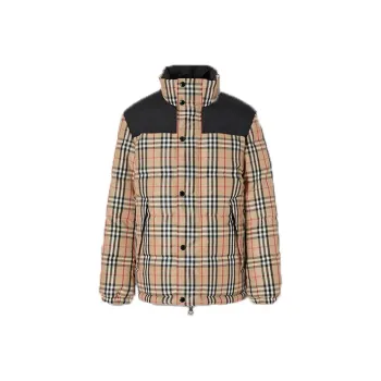 Burberry Down Jacket Men's Beige