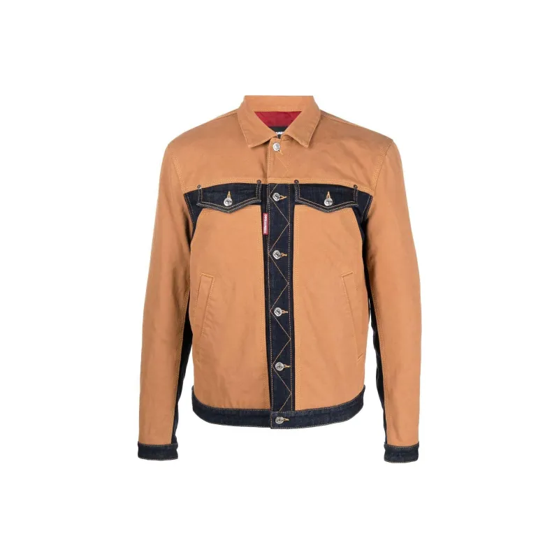 DSQUARED 2 Denim Jacket Men's Orange-0