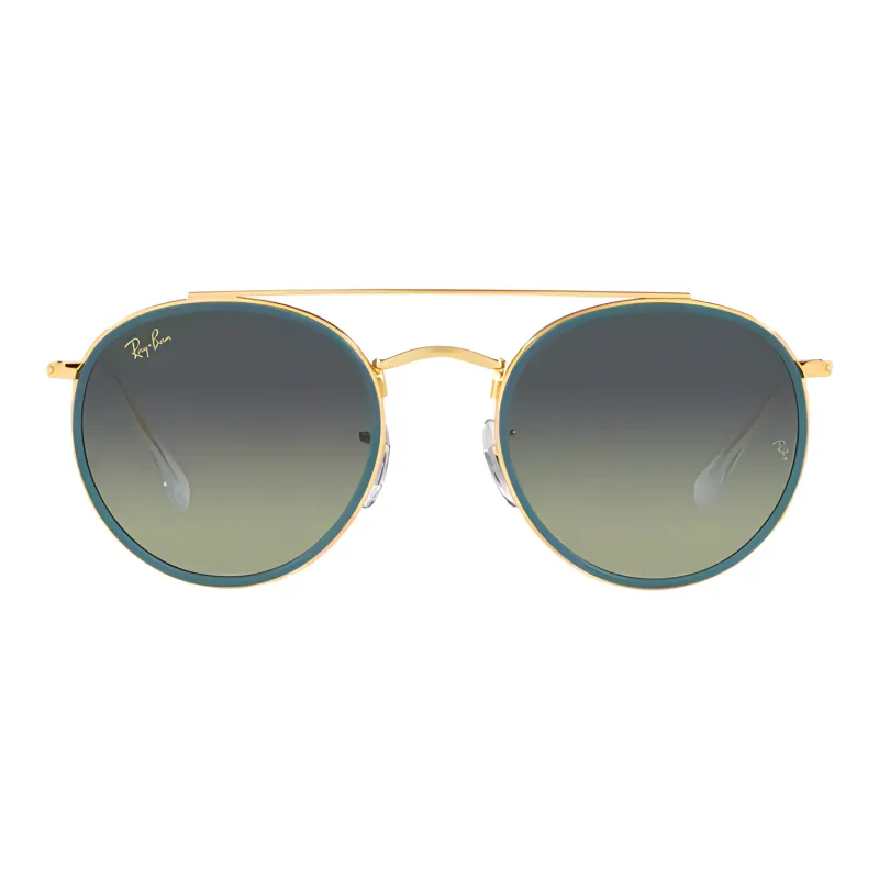 RayBan Metal Round Sunglasses Unisex Gold-1