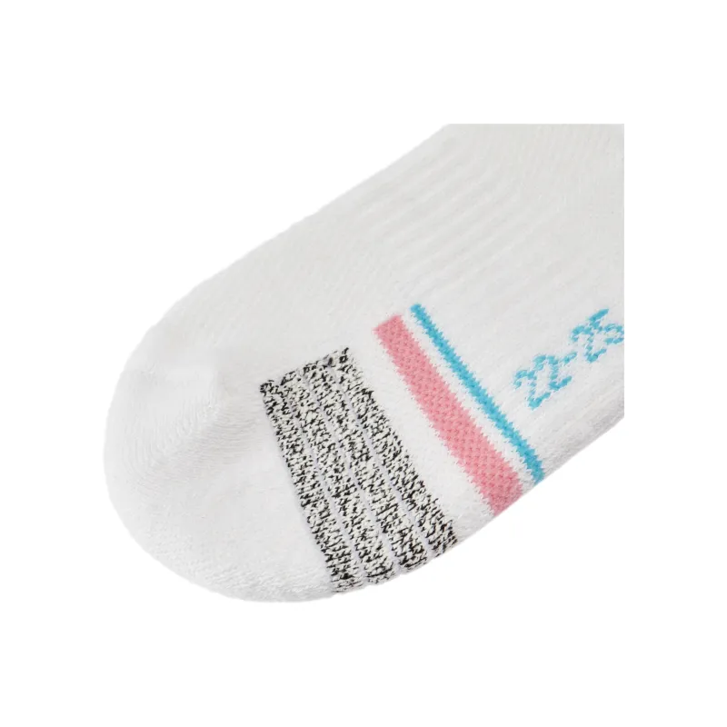 LiNing Badminton Series Mid Calf Socks Women's 1 Pack White Red-2