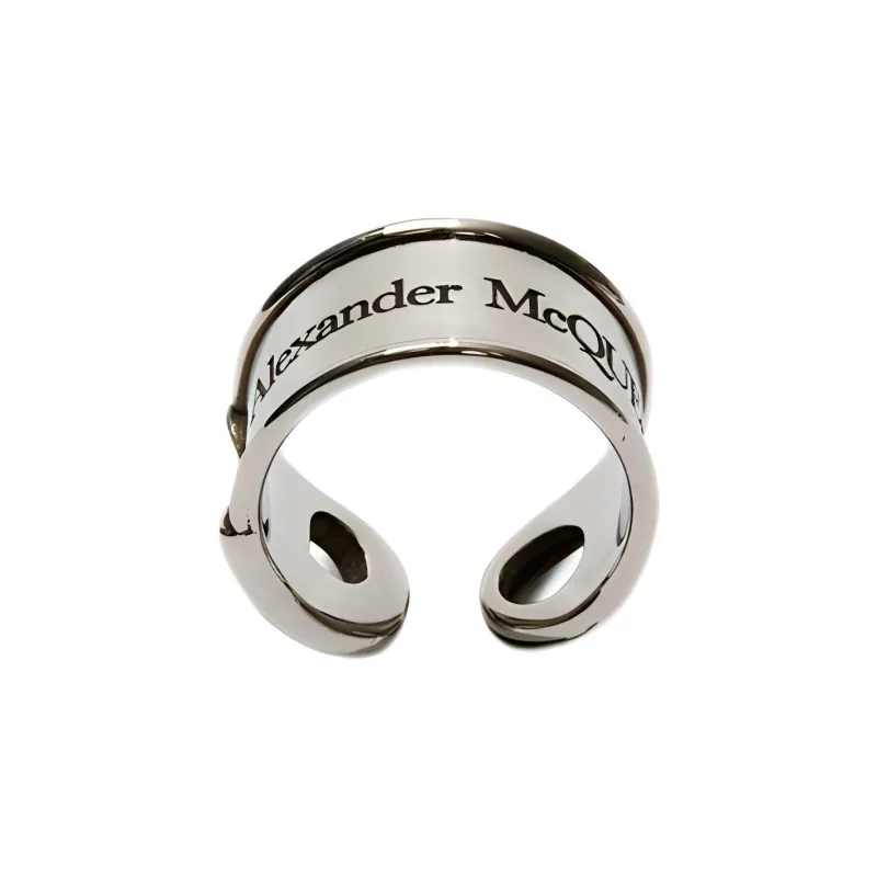 Alexander McQueen Rings Men Silver-1