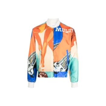 BALLY Graphic print Bomber Jacket