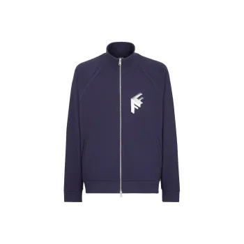 FENDI Jackets Men Dark Blue