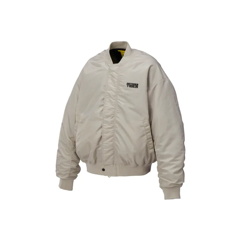 Onitsuka Tiger BOMBER Jacket Unisex Light Gray-0