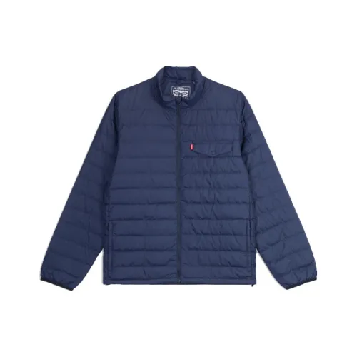Levis Down Jackets Men Blue
