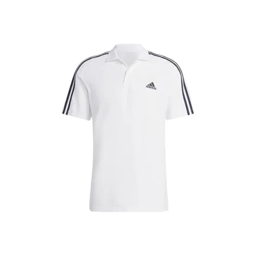 Adidas clothing Pull Polo Shirt Japan Version Men's White