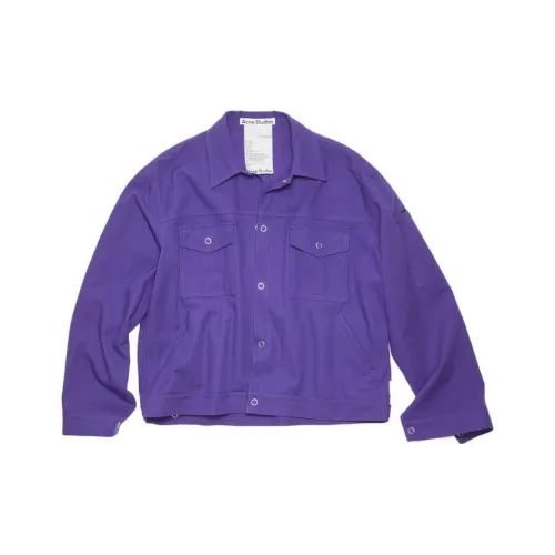 Acne Studios Jackets Men Purple