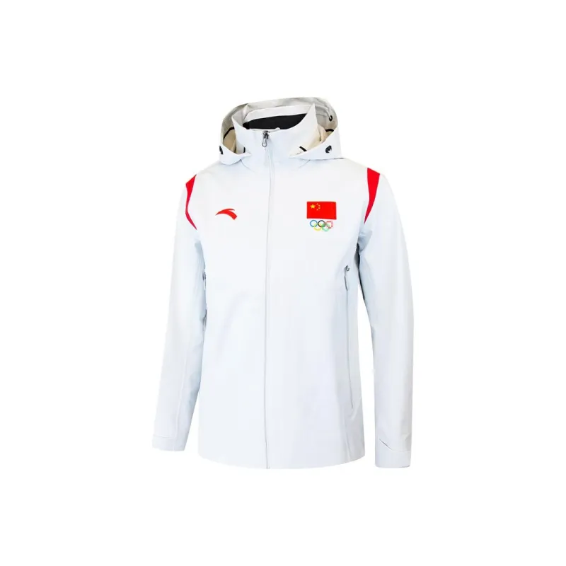 Anta Windbreaker Jacket Unisex White-0