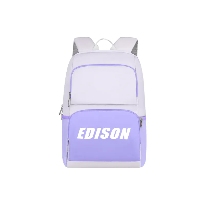 EDISON School Travel Nylon Backpack Unisex Multicolor-5