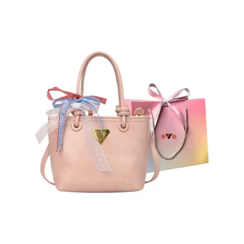 Yalu PU One Shoulder Handbag Women's Black/Blue/Ecru/Pink