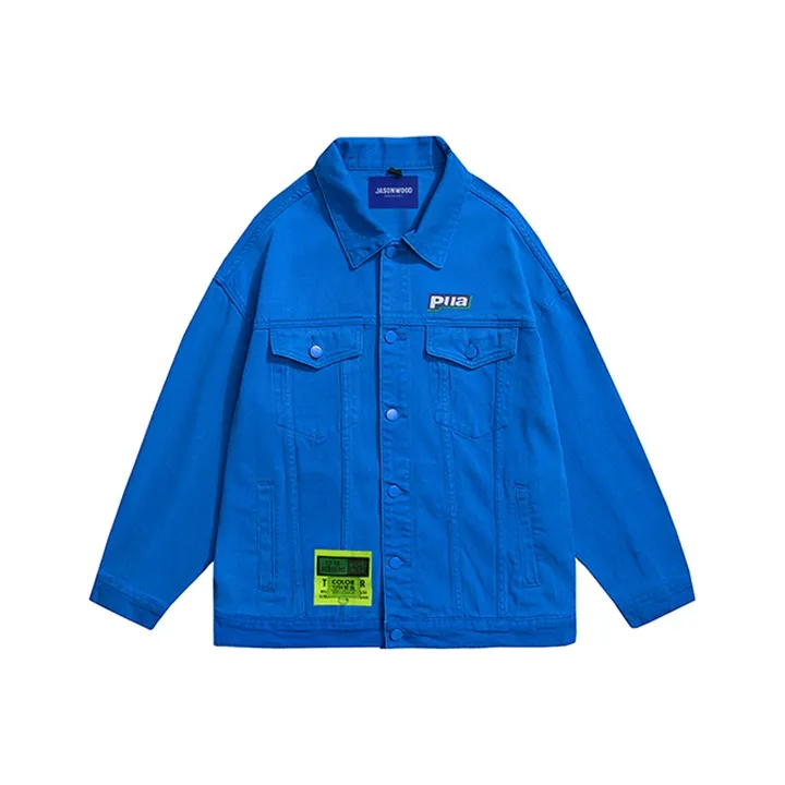 JASONWOOD Cowboy On The Run Fall Winter Denim Jacket Unisex-4