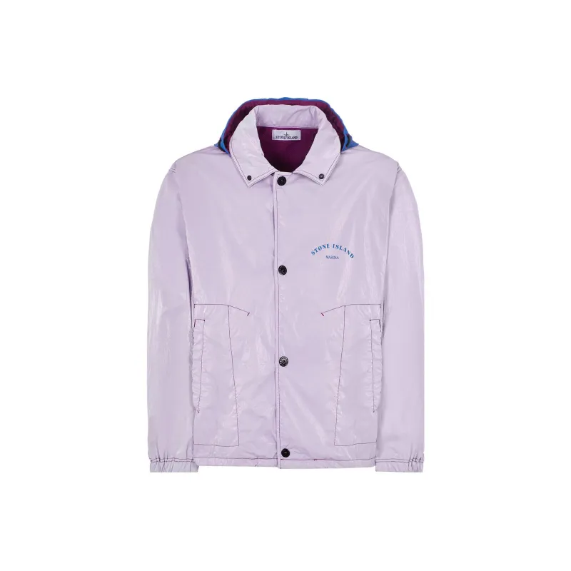 STONE ISLAND Marina Logo print Hooded Jacket-0