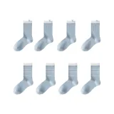 8 Pack (Label Blue 4+Stripe Blue 4)