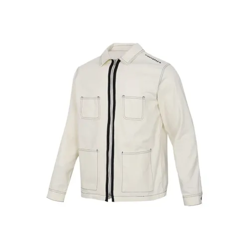 Converse Denim Jackets Unisex Milk White