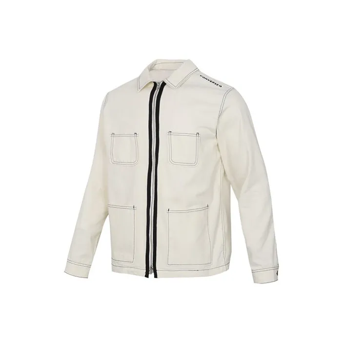 Converse Denim Jackets Unisex Milk White-0
