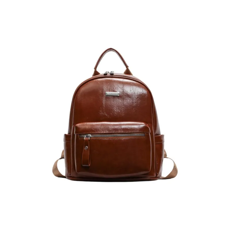 Miss Angel PU Backpack Women's White, Gray, Black, Pink, Brown-13