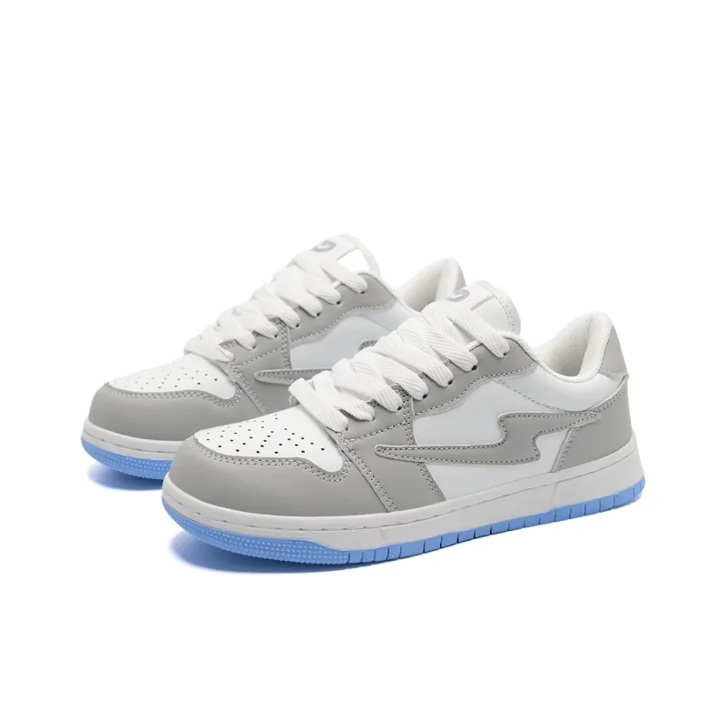 Circle Small Coverage Abrasion Resistant Lightweight Low Top Skateboard Shoes Unisex-9