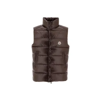 Moncler Tibb Logo patch Padded Gilet