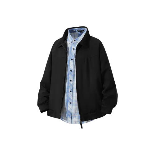RAINCOME Jackets Coats Unisex Green Unlined Jacket