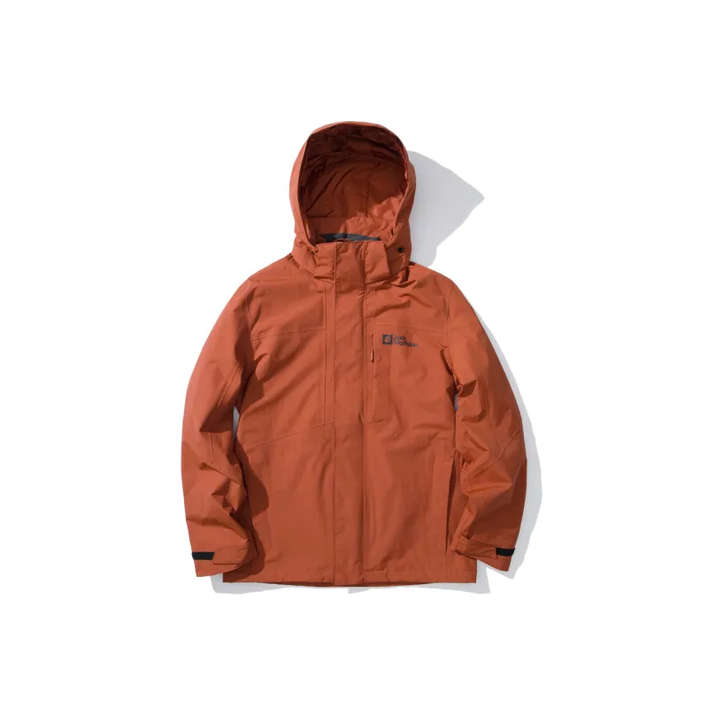 Jack Wolfskin Water Resistant Windproof Breathable Water Repellent 3 in 1 Windbreaker Jacket Unisex-31