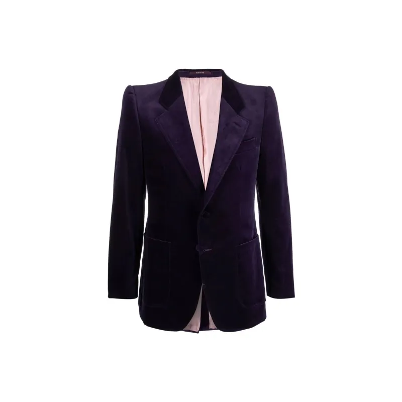 GUCCI Single breasted Velvet Blazer-0