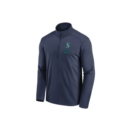 Nike Seattle Mariners Franchise Pacer Jackets Coats Men's Marine Blue