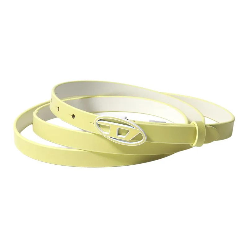 DIESEL Leather Belts Women's Yellow -2