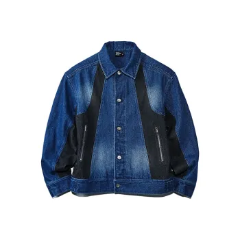 ROARINGWILD ARCH Denim Jackets Unisex Blue