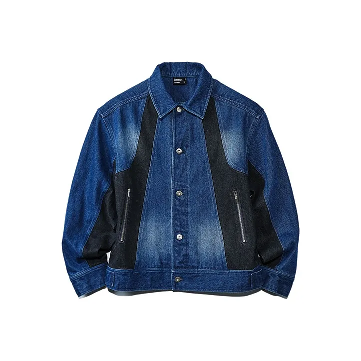 ROARINGWILD ARCH Denim Jackets Unisex Blue-0