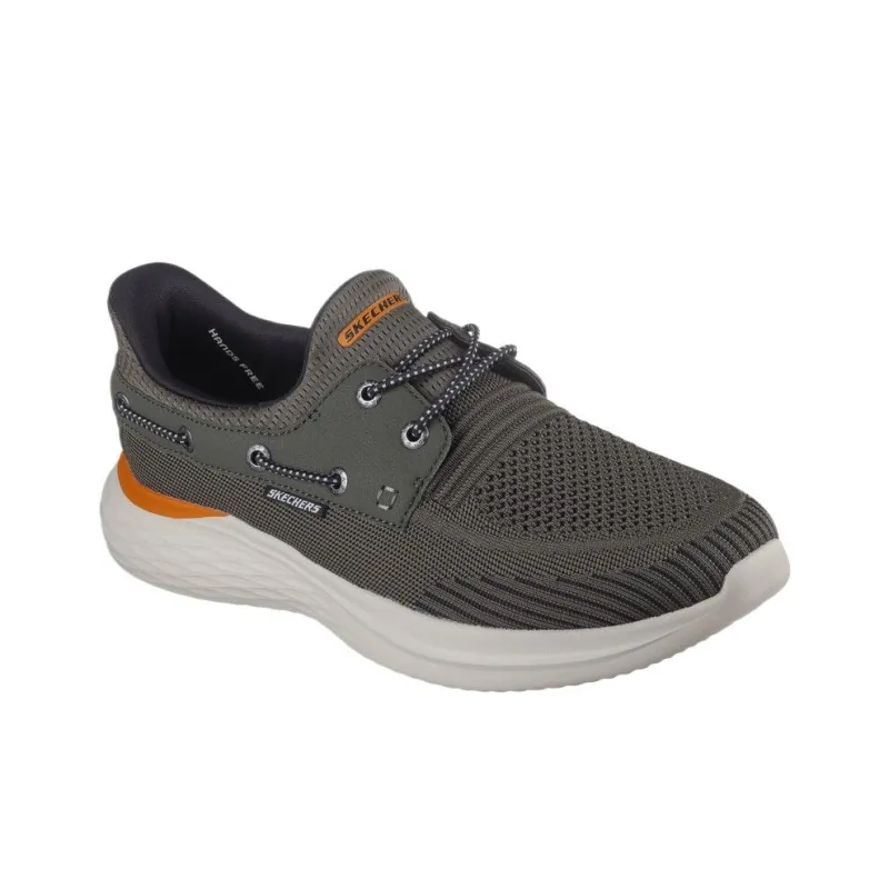 Skechers Lawson Parasail Low Top Casual Shoes Men's Olive Green-2