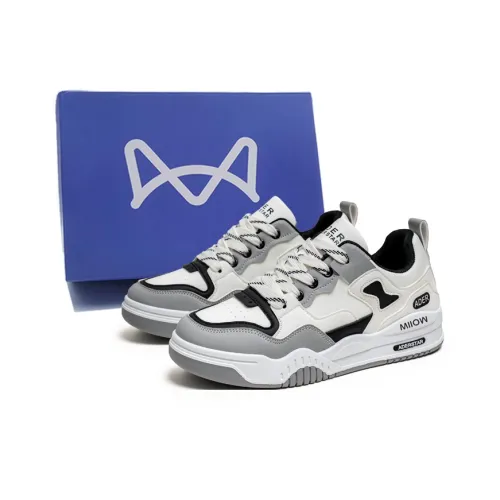MIIOW Anti Slip Wear Resistant Low Top Skateboard Shoes Men's Box