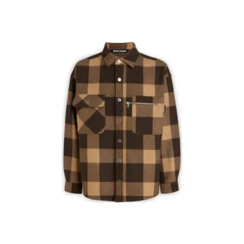 PALM ANGELS Jackets Men Dark Brown